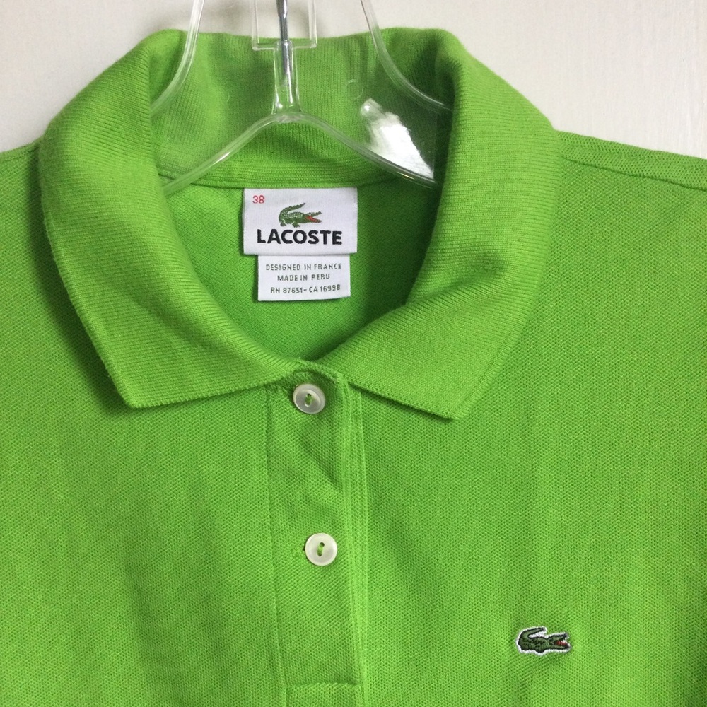 Lime / Brat Green Lacoste Polo